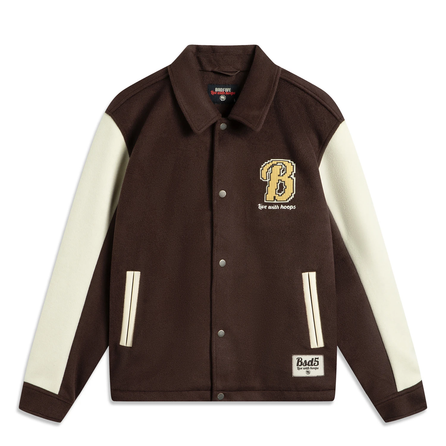 LiNing Basketball Series BADFIVE Men's Letter Print Color Block Baseball Jacket