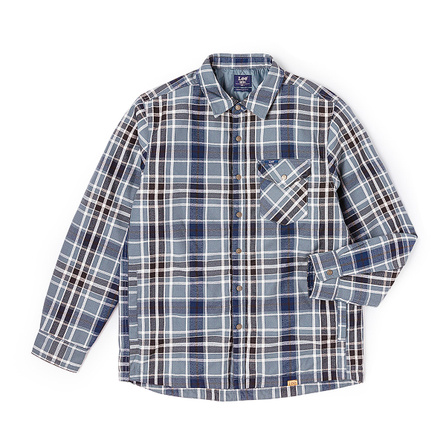 Lee Comfort Fit Plaid Long Sleeve Collar Padded Jacket Men's