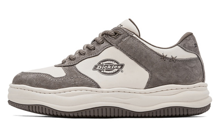 Dickies Patchwork Design Trendy Thick Sole Wavy Anti-Slip Wear-Resistant Cushioning Comfortable Fashion Minimalist Low-Top Skate Shoes Men's