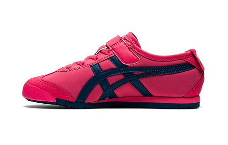 Onitsuka Tiger MEXICO 66 Ps Anti Slip Wear Resistant Kids Lifestyle Shoes Plum Red Children Aged 3 7 Years Old