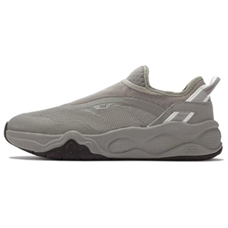 361° Mesh Synthetic Leather Comfortable Fashion Versatile Anti-Slip Wear-Resistant Rebound Low-Top Casual Shoes Men's Shale Grey
