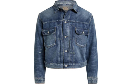 Polo Ralph Lauren SS24 Denim Trucker Jacket Denim Jacket Men's Blue