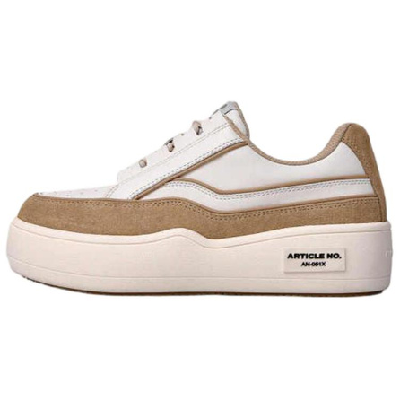 ARTICLE NO. BURGER Ultra-Fine Leather American Burger Series Comfortable Fashion Low-Top Skate Shoes Unisex Caramel Khaki