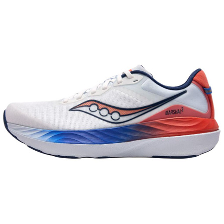 Saucony MARSHAL 3 Comfortable Versatile Support Sprint Running Shoes Unisex White
