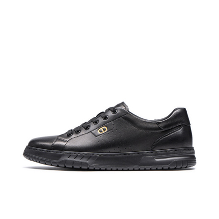 Chrisdien Deny Sheepskin Fashion Trendy Minimalist Casual Versatile Low-Top Sneakers Men's