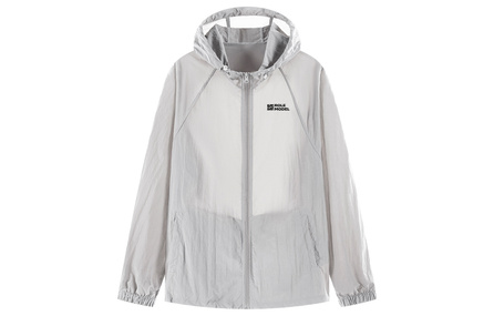 Disney Windproof Dustproof UV Protection UPF50+ Solid Color Fresh Dopamine Color Scheme Patchwork Basic Star Letter Logo Print Loose Lightweight Quick-Dry Outdoor Hiking Casual Hooded Sun Protection Jacket Unisex