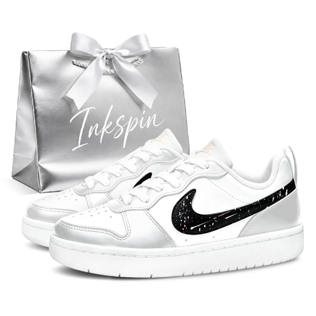 [Custom Sneakers] Nike Court Borough Starlight GS Gift Bag Couple Macaron Sweet Dopamine Minimalist Comfortable Casual Versatile Low-Top Skate Shoes Unisex