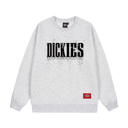 Dickies 320G Heavyweight Plus Size Up to 300 Jin Wearable American Vintage Star Shadow Brand Logo Print Loose Drop Shoulder Crewneck Couple Versatile Top Street Style Skin-Friendly Comfortable Autumn Winter Casual Fashion Sweatshirt Unisex