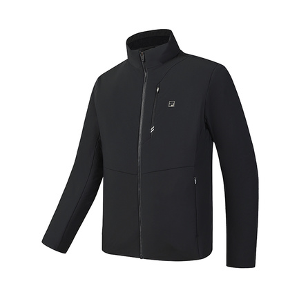 FILA Golf Series Simple Casual Sport Training Comfortable Warm Waterproof Stand Collar Padded Jacket Men's