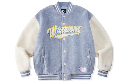 STARTER X NBA Velvet Jackets Unisex Ashley Blue