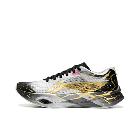 Custom SneakersLiNing Chase Pro Gold Summer Functional Outdoor Distressed Cushioning Breathable Non-Slip Low-Top Training Fitness Test City Commute Running Shoes Men's
