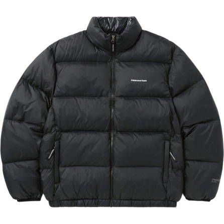 Thisisneverthat FW24 Quilted Chest Logo Korean Style Embroidered Zipper Stand Collar Elastic Hem Casual Down Jacket Unisex