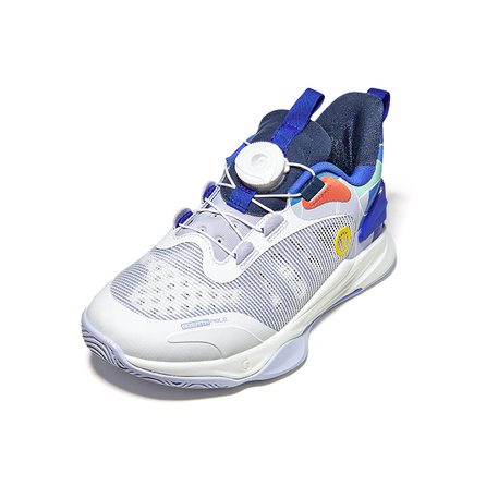 GINOBLE Lingkong Comfort Personality Cushion Wear-Resistant Low-Top Basketball Shoes Kids'
