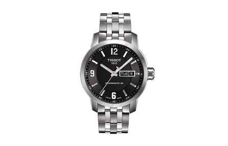 TISSOT Junchi 200 Series Automatic Mechanical Movement Men's Watches Swiss Watches 39mm Black Dial T055.430.11.057.00