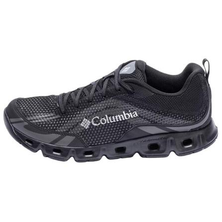 Columbia Fabric Synthetic Leather SS26 Lightweight Comfortable Walking Shoes Slip-Resistant Breathable Quick-Dry Lightweight Wading Shoes Men's Black