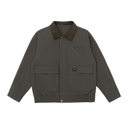 Jeep Autumn Loose Comfortable Jacket Casual Commute Daily Simple Versatile Color-Block Lapel Jacket Men's