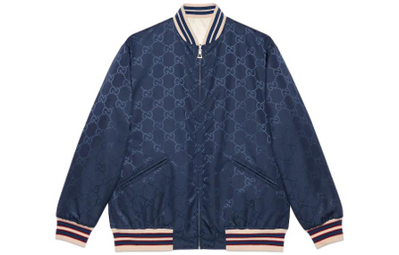 GUCCI Jackets Men's Blue
