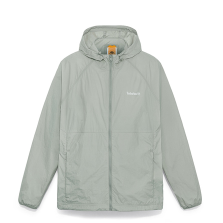 Timberland Loose Fit Hooded Raglan Long Sleeve UV Protection Water-Resistant Sun Protection Jacket Men's Powder Blue