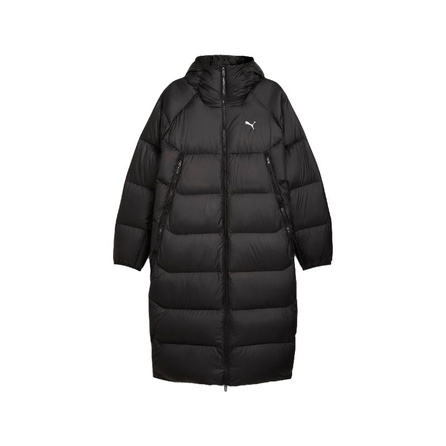 PUMA Windproof Warm Hooded Solid Color Long Down Jacket Men's