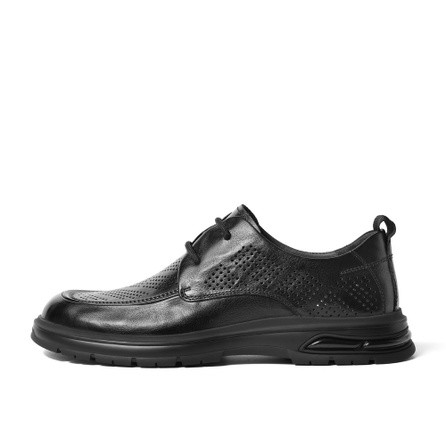 BELLE Men's Casual Shoes Men Low-Top Black