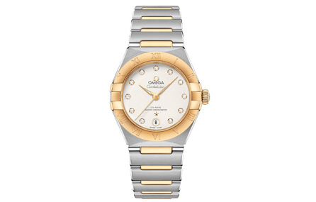 OMEGA Constellation Co-Axial Master Chronometer Diamond Dial Ladies Watch 29mm White Dial Steel