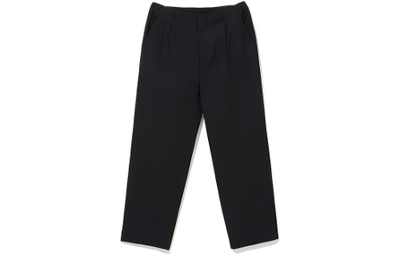 New Era FW22 Solid Color Pocket Logo Cargo Casual Pants Men's Black