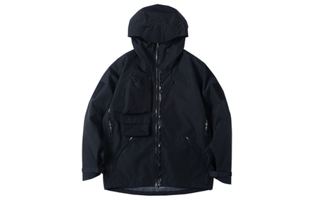 ENSHADOWER Shadow Agent-Double Zipper Taped Urban Outdoor Style Jacket Windbreaker Black