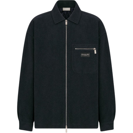 DIOR SS26 Spring Men's Collection Cotton Reversible Zip Print Long Sleeve Jacket Men's