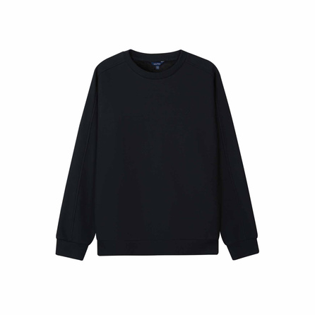 NAUTICA Fleece Lined Warm Chest Embroidered Fashion Round Neck Sweatshirt Men's