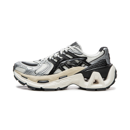 Li-Ning Liejun ACE 3.0 Cool Trendy Sports Wear-Resistant Breathable Low-Top Dad Shoes Men's White Black Silver