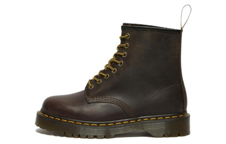 Dr.Martens 1460 Bex Crazy Horse Leather Lace Up Boots 'Dark Brown'
