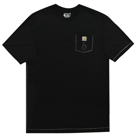 Custom ApparelCarhartt Workwear Spark Street Trendy High Street Functional Style Print Embroidery Crew Neck Casual Short-Sleeve Comfortable Avant-Garde T-Shirt Men's