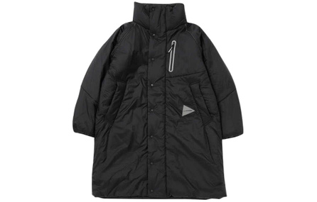 And Wander Puffer Jacket Unisex Black