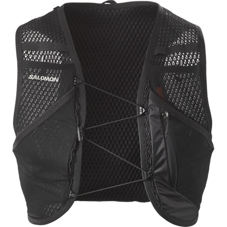SALOMON Logo Lace-Up Short Sleeveless Vest Men's Black