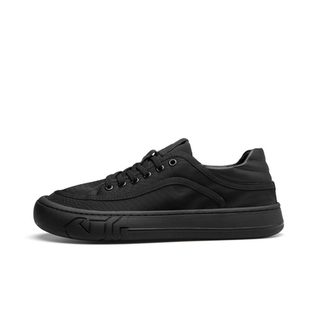 PARDASAUL Canvas Shoes Men Low-Top Black