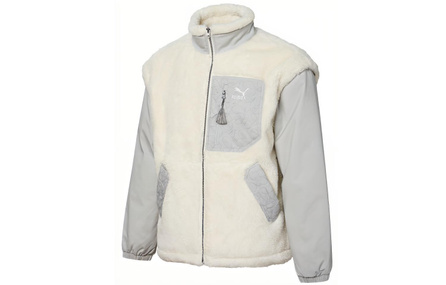 PUMA Velvet Jackets Men White