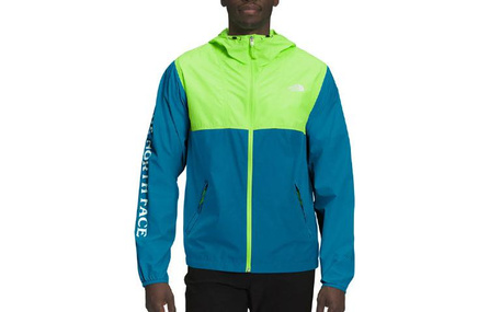 THE NORTH FACE Jackets Men Safety Green/Banff Blue