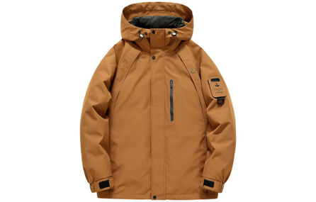 SNOW FLYING Casual Fashion Hooded Detachable Liner Down Jacket Men's