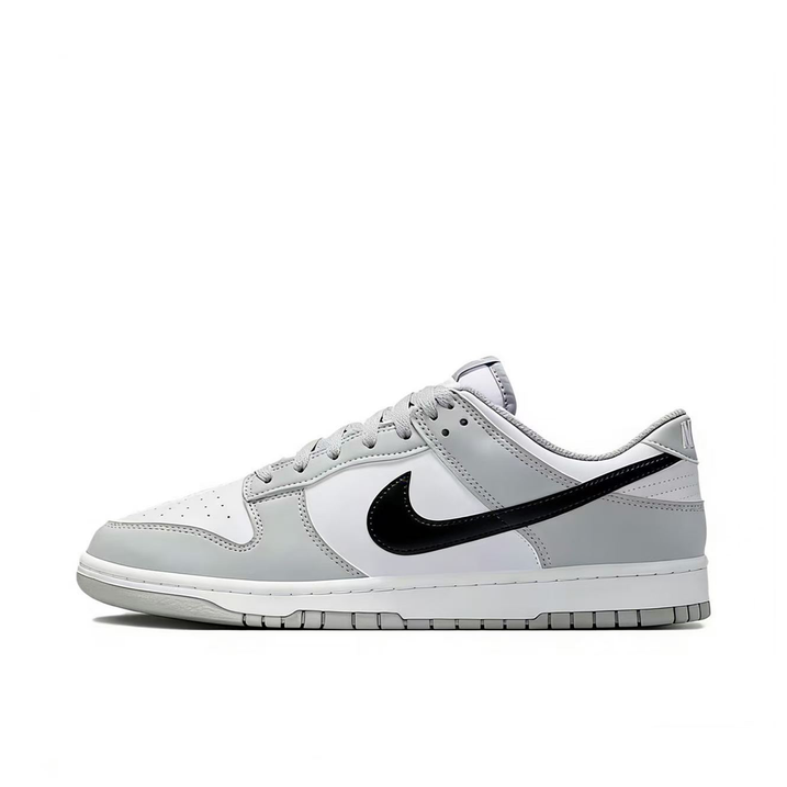 Custom Sneakers Nike Dunk Smoke Gray Black Swoosh Versatile Trendy Premium Low-Top Skate Shoes Unisex Gray