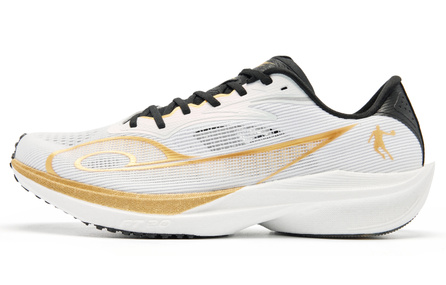Jordan Fei Teng 2.0 'Top of the List' Full Nylon Plate Jacquard Upper Racing Military Training Cushion Anti-Slip Wear-Resistant Breathable Lightweight Low-Top DSP/CPU Marathon Training Fitness Test Running Shoes Men's Platinum Gold