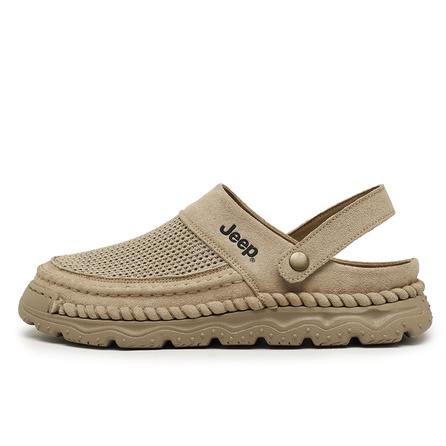 Jeep Trend Minimalist Versatile Fashion Closed-Toe Slides Unisex