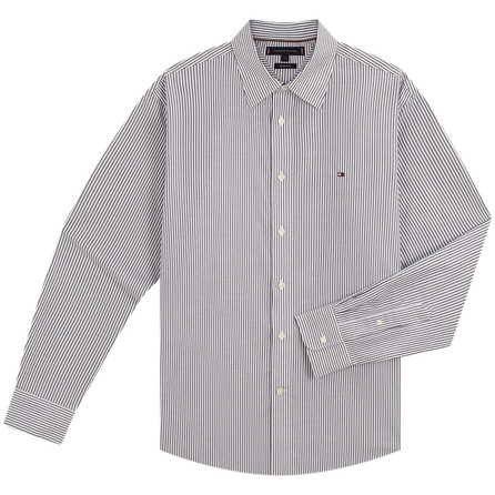 Tommy Hilfiger Non-Iron Business Casual Formal Stripe Long Sleeve Shirt Men's