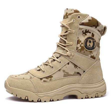 Strongman 3515 Desert Boots Outdoor Workwear Shoes Kevlar Anti-Stab Tactical Boots