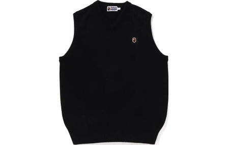 A BATHING APE Head One Point Knit Vest