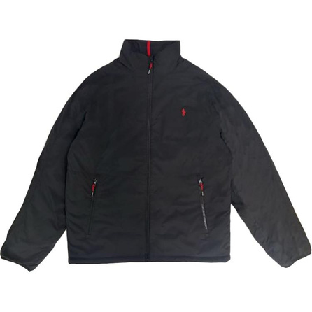 Polo Ralph Lauren Pony Embroidery Zip Neck Long Sleeve Puffer Jacket Men's