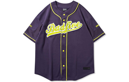 LiNing BADFIVE Sport Basketball Series Embroidered Letter Knit Baseball Jacket Men's Gothic Grape Purple