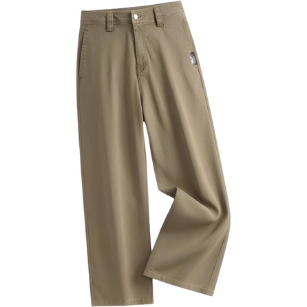 Jeep Light Luxury Mall Same Style American Vintage Solid Color Basic Classic Brand Back-to-School Daily Commute Versatile Student Breathable Fitted Soft Skin-Friendly Comfortable Fashion Work Multi-Pocket Autumn Winter Casual Pants Unisex