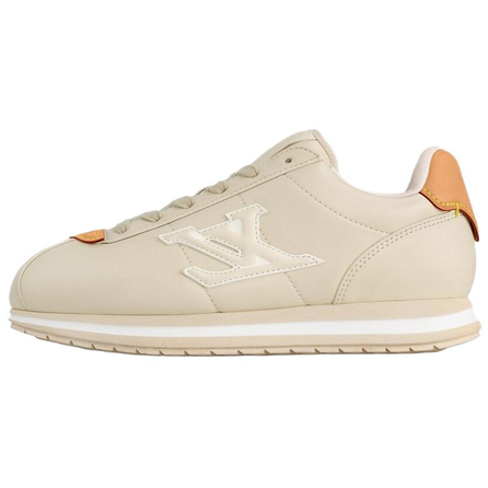 LOUIS VUITTON x Nigo Collaboration Buttersoft FW25 Calfskin Lambskin Round Toe Lace-Up Low-Top Casual Lifestyle Shoes Unisex Beige