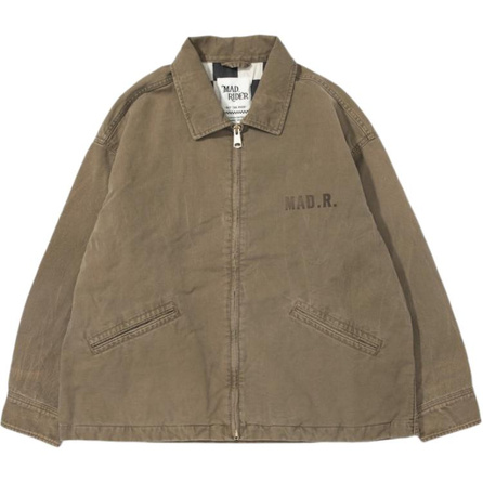 MADNESS Casual Solid Color Lapel Long Sleeve Jacket Coat Unisex Khaki