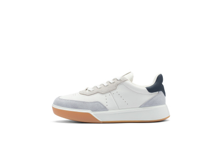 ecco Street Sneakers AW26 Vintage Versatile Height Increasing Cushioning Casual Low-Top Skate Shoes Men's Cement Grey 539844